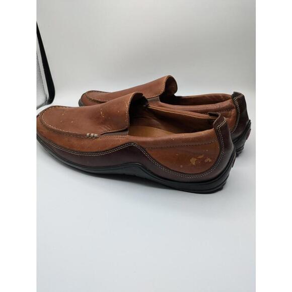 Cole Haan Brown Leather Slip-On Shoes Loafers Mens Size 10 - Picture 5 of 10